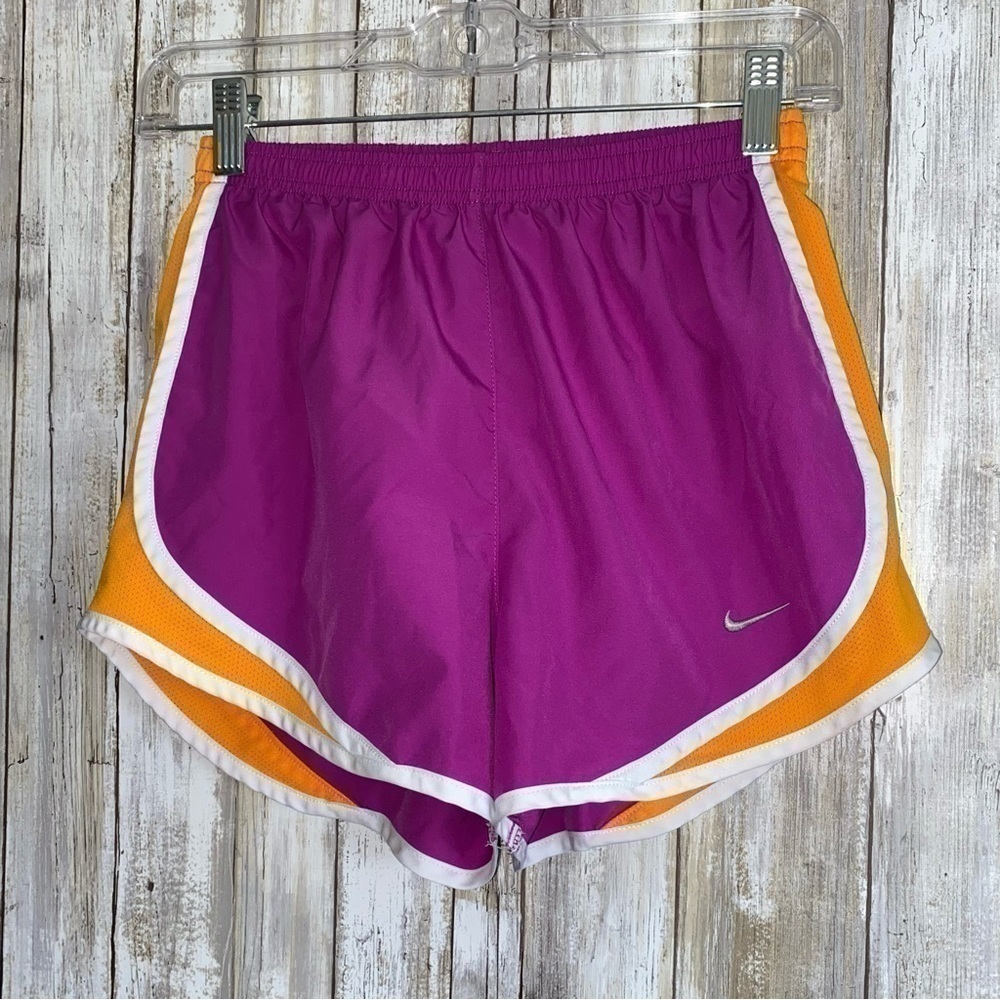 Nike Purple, Orange, & White Running Shorts